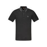 Hugo Boss Black Cotton Polo Shirt