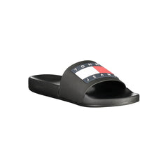 Tommy Hilfiger Black Polyethylene Men Sandal