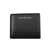 Tommy Hilfiger Black Leather Men Wallet