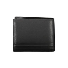 Tommy Hilfiger Black Leather Men Wallet