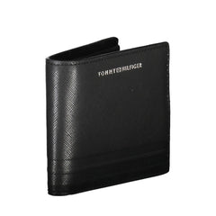 Tommy Hilfiger Black Leather Men Wallet