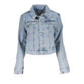 Tommy Hilfiger Light Blue Cotton Women Jacket