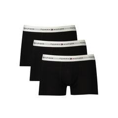 Tommy Hilfiger Black Cotton Men Boxer