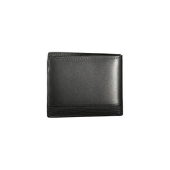 Tommy Hilfiger Black Leather Men Wallet