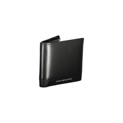 Tommy Hilfiger Black Leather Men Wallet