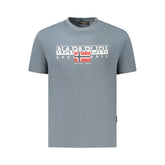 Napapijri Brown Cotton Men T-Shirt