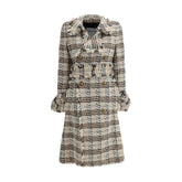 Burberry Check bouclé Coat