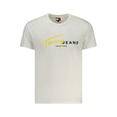 Tommy Hilfiger White Cotton Men T-Shirt