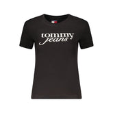 Tommy Hilfiger Black Cotton Tops & T-Shirt