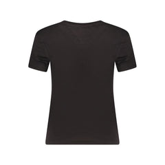 Tommy Hilfiger Black Cotton Tops & T-Shirt