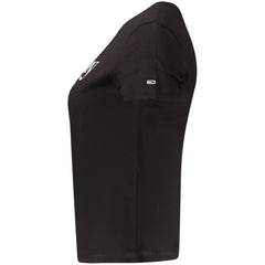 Tommy Hilfiger Black Cotton Tops & T-Shirt