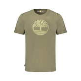 Timberland Green Cotton Men T-Shirt