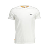 Timberland White Organic Cotton Men T-Shirt