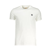 Timberland White Cotton Men T-Shirt