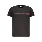 Tommy Hilfiger Black Cotton Men T-Shirt