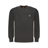 Hugo Boss Black Cotton Men Sweater