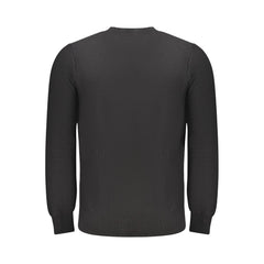 Hugo Boss Black Cotton Men Sweater