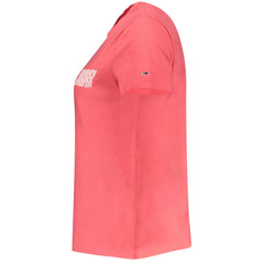 Tommy Hilfiger Pink Cotton Women T-Shirt