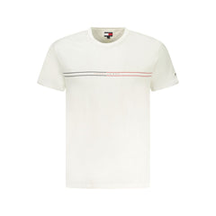 Tommy Hilfiger White Cotton Men T-Shirt