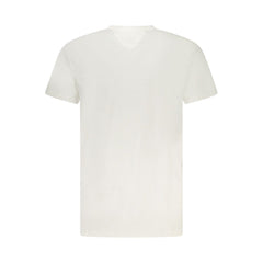Tommy Hilfiger White Cotton Men T-Shirt