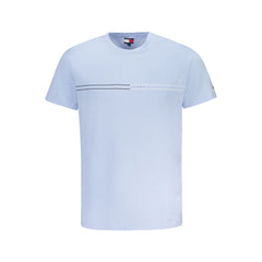 Tommy Hilfiger Blue Cotton Men T-Shirt