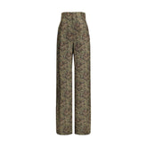 Saint Laurent Paisley patterned silk Pants