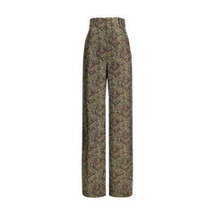 Saint Laurent Paisley patterned silk Pants