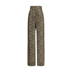 Saint Laurent Paisley patterned silk Pants