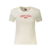 Tommy Hilfiger White Cotton Tops & T-Shirt