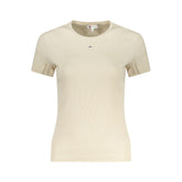 Tommy Hilfiger Beige Cotton Tops & T-Shirt