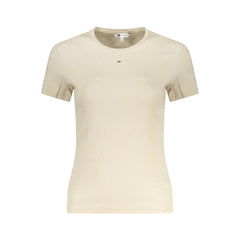 Tommy Hilfiger Beige Cotton Tops & T-Shirt
