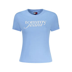 Tommy Hilfiger Blue Cotton Tops & T-Shirt