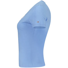 Tommy Hilfiger Blue Cotton Tops & T-Shirt
