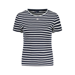 Tommy Hilfiger Blue Cotton Tops & T-Shirt