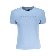 Tommy Hilfiger Blue Cotton Tops & T-Shirt