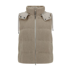 Brunello Cucinelli Hooded Down Vest