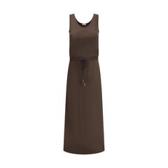Brunello Cucinelli Satin Long Dress