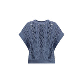 Brunello Cucinelli Lace-knit Vest