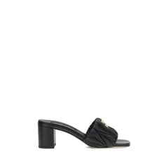 Miu Miu Logoed Sandals