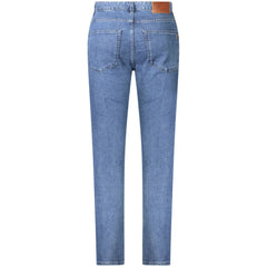 Hugo Boss Blue Cotton Men Jeans