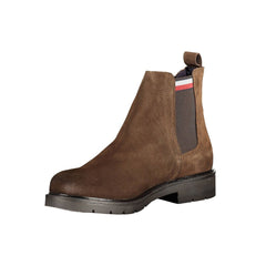 Tommy Hilfiger Brown Polyester Boot