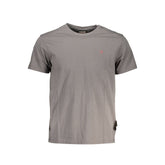 Napapijri Gray Cotton T-Shirt