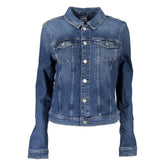 Tommy Hilfiger Blue Cotton Jackets & Coat