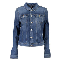 Tommy Hilfiger Blue Cotton Jackets & Coat