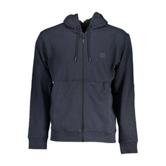 Hugo Boss Blue Cotton Sweater