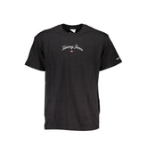 Tommy Hilfiger Black Cotton T-Shirt