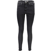 Tommy Hilfiger Black Cotton Jeans & Pant