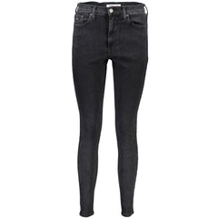 Tommy Hilfiger Black Cotton Jeans & Pant