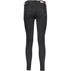 Tommy Hilfiger Black Cotton Jeans & Pant