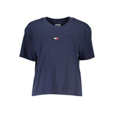 Tommy Hilfiger Blue Cotton Tops & T-Shirt